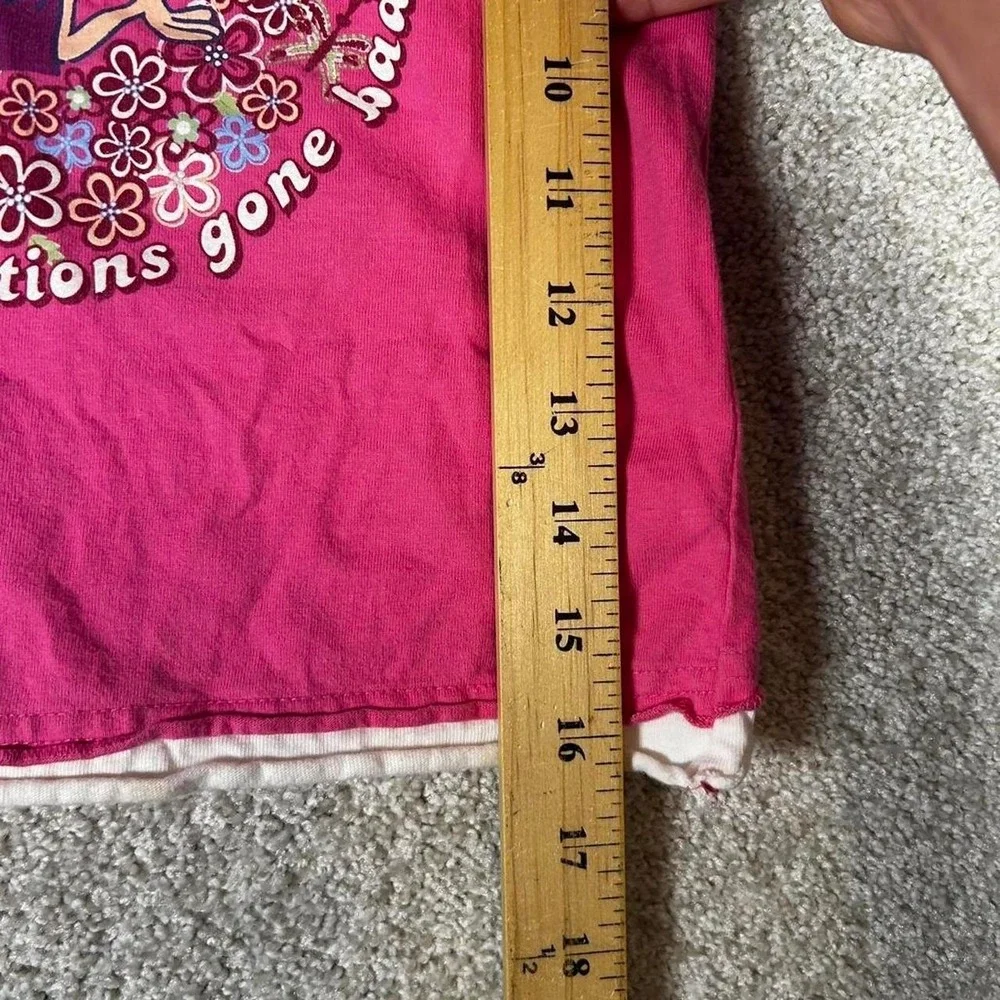 Vintage Girls Lizzie McGuire pink graphic Disney t-shirt size M
